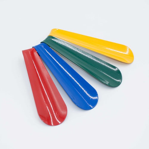 Metal shoe horns, 16cm, (6.3")