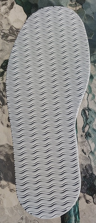 Rubber full soles, 4 pair/1 pair per color, wavy design $24.00 & FREE SHIPPING