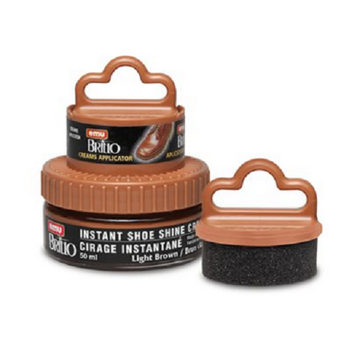 EMU BRILLO™ INSTANT SHOE SHINE CREAM KIT - ASSORTED COLOURS