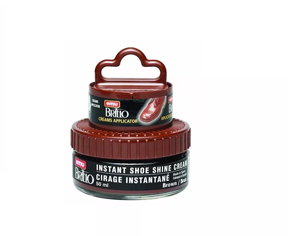 EMU BRILLO™ INSTANT SHOE SHINE CREAM KIT - ASSORTED COLOURS