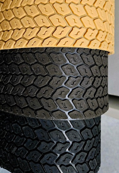 Rueda soling sheet, tire tread design, 16" X 24.5", 5mm