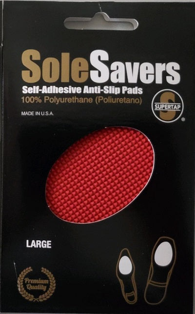 Super Tap sole savers, adhesive backing, new design package