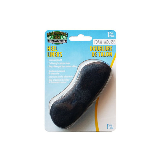 MB Foam heel liner, black, buy 24 and save
