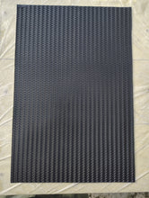 Load image into Gallery viewer, T599- Natural rubber sheet, wavy design, 570 x 380 * 2.2mm, black
