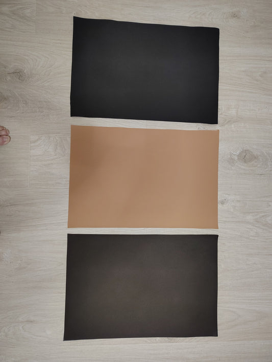 T692 Natural Rubber sole guard sheet,  22" X 15" X 1.2mm, 3 colors available