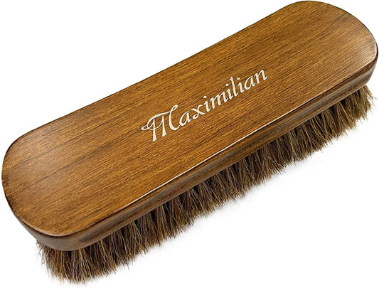 Maximilian professional horsehair shine brush, 7 3/4"
