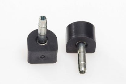 Super Tap Dowels, gold flex pin, black