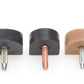 Super Tap Dowels, black, gold pin