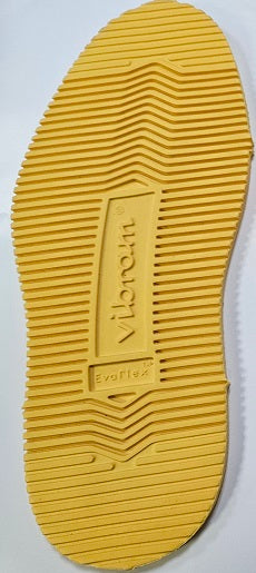 Vibram 2070 replacement full sole, YELLOW color, 2 pair pack, 2 sizes