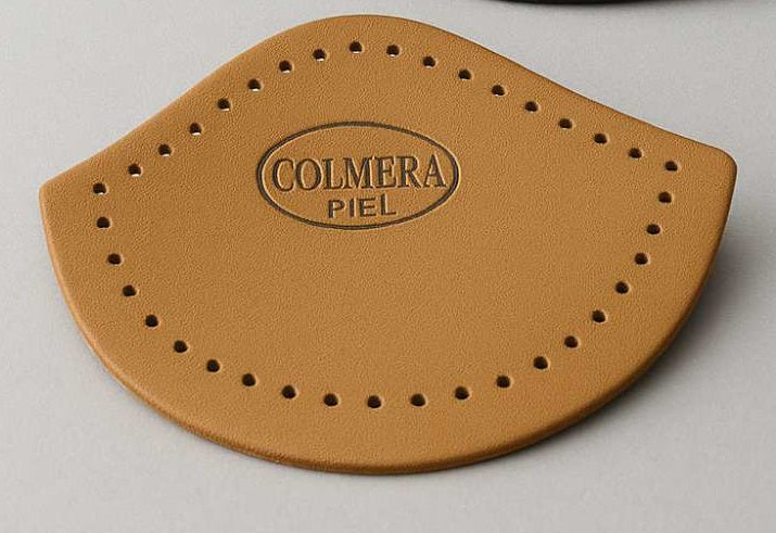 Coimbra Leather Foot Arch Cushion, tan, 3 sizes