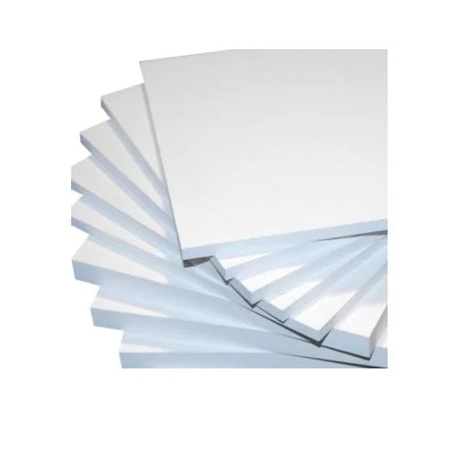EVA sheets, smooth, (.5m x 1m), 19" x 39"), 50/55 durometer white