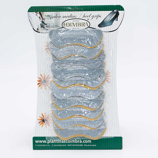 Coimbra leather heel grips,  20 pair card