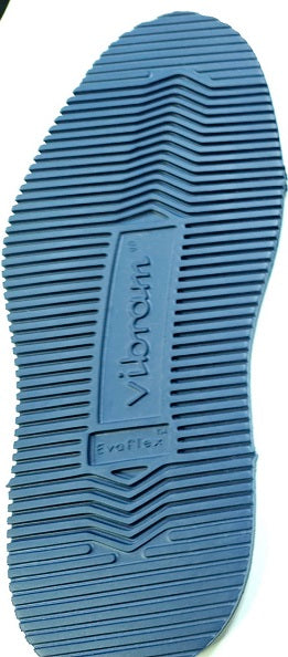 Vibram 2070 replacement full sole, light blue color, 2 pair pack, 2 sizes