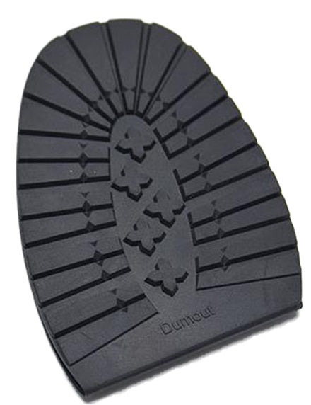 Lug half sole, black, 6.9" X 4.5"  5mm