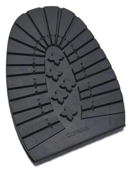 Lug half sole, 6.9" X 4.5", 5mm (9.5 iron) black