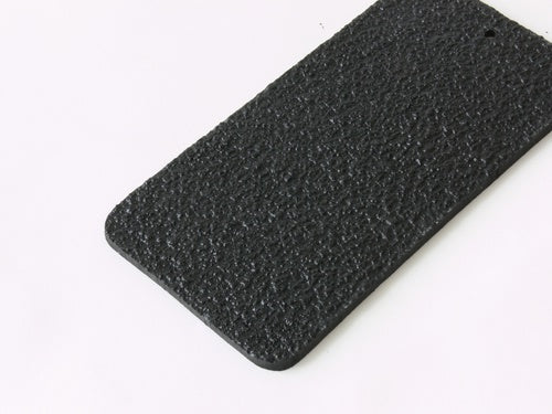 Rugal soling sheets, black, 6MM crinkle design, 1/4 sheet